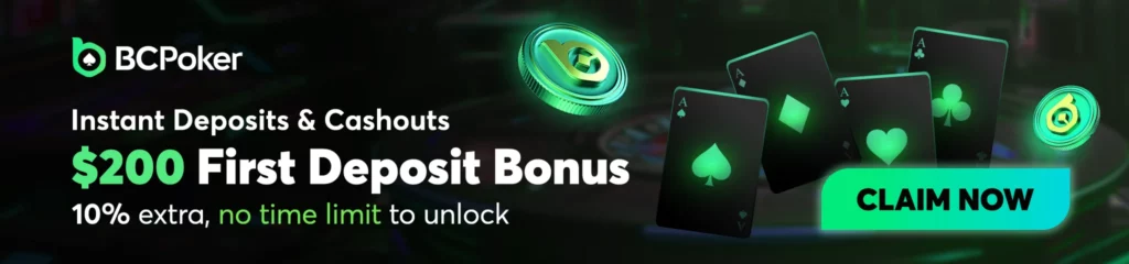 Start playing at BC poker and get a bonus